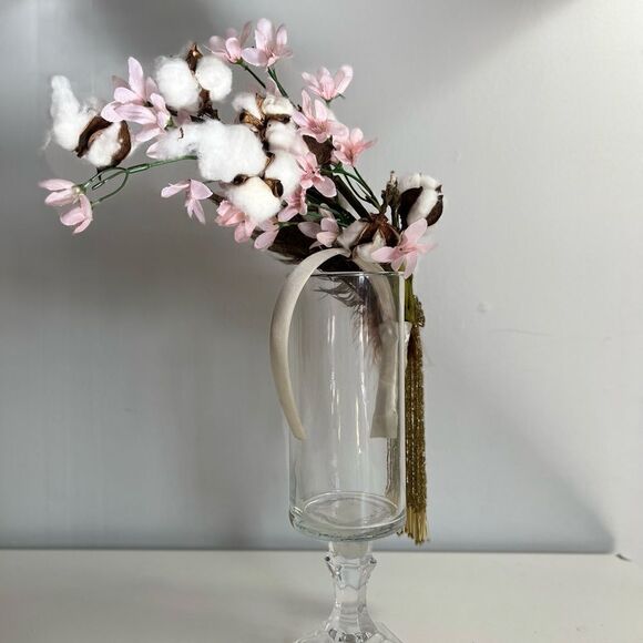 Cotton + Pheasant Fascinator 🐎 Kentucky Derby 🌸 Garden Party 🎉 Soirée - Picture 4 of 7